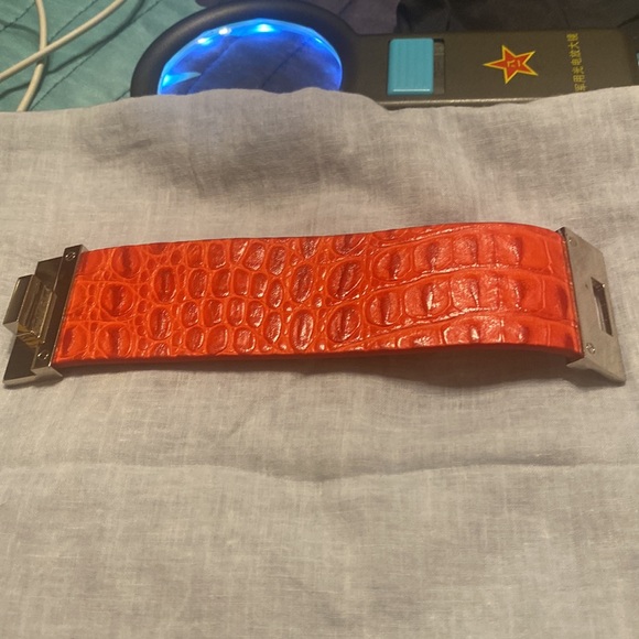 By L. Miaa Jewelry Bracelets Leather Orange By L Mias Nice Poshmark